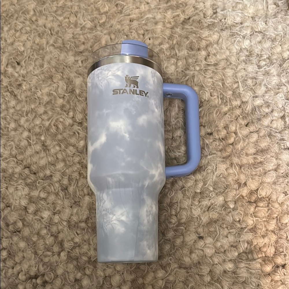 Stanley Blue and White Travel Mug